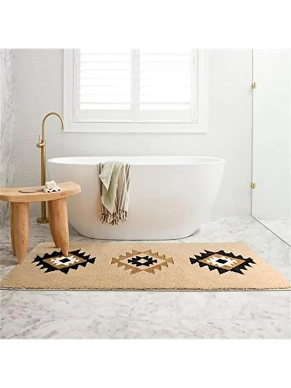 Boho Bathroom Runner Rugs 24